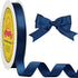 Double Face Navy Blue Satin Ribbon 5/8 inch X 50 Yards Polyester Navy Blue Ribbon for Gift Wrapping Very Suitable for Weddings Party Invitation De...