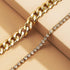 MIFYNN Tennis Anklets for Women, Layered Cuban Link Chain Gold Silver Anklets Shiny Rhinestone Anklet Bracelets Adjustable Fashion Jewelry...