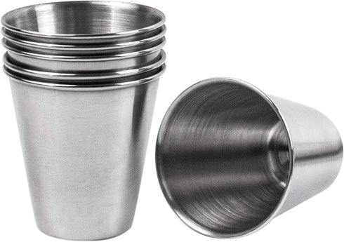 Framendino, 6 Pack Metal Shot Glasses Coffee Stainless Steel Vessel Drinking Tumbler Water Whisky Vodka 2 Ounce/70 ml...