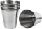 Framendino, 6 Pack Metal Shot Glasses Coffee Stainless Steel Vessel Drinking Tumbler Water Whisky Vodka 2 Ounce/70 ml...