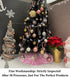 DUOBAO Christmas Tree Skirt 24-Inch Round Skirts Sparkly Pink Gold Great Gatsby Party Decorations Sequin Fabric...