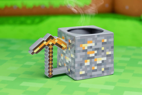 Paladone PP8776MCF Gold Pickaxe Coffee Mug | Officially Licensed Gaming Merchandise, Multicolored...