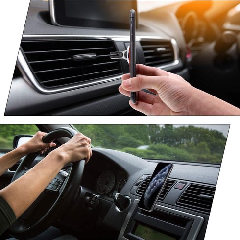 6 Pieces 3-in-1 Multipurpose Mobile Phone Bracket Holder 360 Degree Rotation Cell Phone Ring Stand for Car Home, 5 Colors......