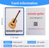 20PCS/Set Instrument Kids Gifts English Flash Cards Pocket Card Educational Learning Baby Toys for Children Pre-Kindergarten...
