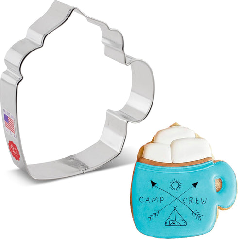 Ann Clark Cookie Cutters Coffee Mug Cookie Cutter, 4" Made in USA...