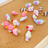 25 pcs Ice Cream Push Pins Cute Decorative Thumbtacks Resin Drawing Pin Cork Board Thumbtacks for Bulletin Board Photos Wall Pins Home Office Supp...