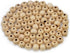 AD Beads Wood Spacer Loose Wooden Craft Beads Big Hole Beads Assorted for Necklace Bracelet Craft Making Decoration (8x10mm 200pcs, Natural Colour...