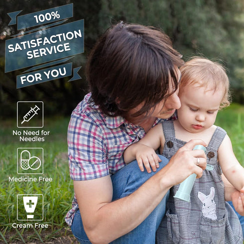 YARKOR Bug Bite Suction Tool Blue, Kid Friendly Venom Extractor Itch Relief, Natural Reduce Itch & Swell, Bite & Sting First Aid for Outdoor Hikin...