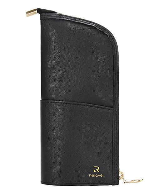 Makeup Brush Bag Travel Makeup Brush Holder Large Makeup Brush Case Organizer Professional Cosmetic Bag Artist Makeup Brush Holder Stand-up Foldab...