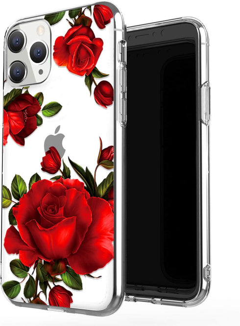 JAHOLAN iPhone 11 Pro Max Case Clear Cute Design Flexible Bumper TPU Soft Rubber Silicone Cover Phone Case for iPhone 11 Pro Max 6.5 inch 2019 - G...