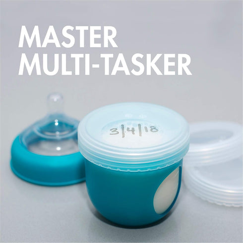 Boon Nursh Breast Milk Storage Lids - Made for Boon Nursh Bottles - Lids for Formula Travel Container - Breastfeeding Essentials and Baby Feeding ...