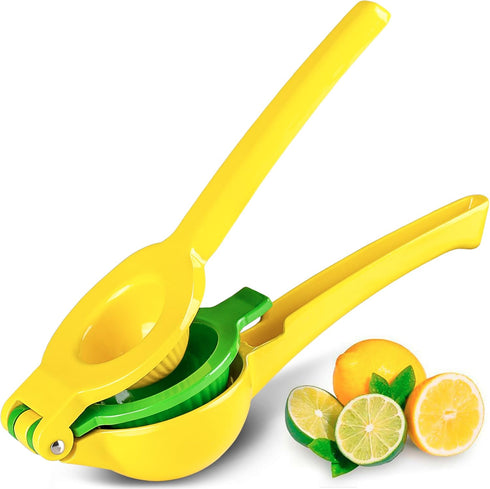 Simple Craft Premium Metal 2-in-1 Lemon Squeezer Sturdy Max Extraction Hand Juicer Lemon Squeezer - Easy to Clean Manual Citrus Juicer - Easy-Use ...