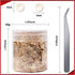 Gilding Foil Flakes for Resin,YUGDRUZY 18 g Metallic Foil Leaf Schabin Flakes with 2 Finger Cots and Tweezers,Imitation Metal Gilding Flakes for P...