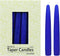 Zest Candle 12-Piece Taper Candles, 6-Inch, Blue...