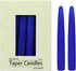 Zest Candle 12-Piece Taper Candles, 6-Inch, Blue...
