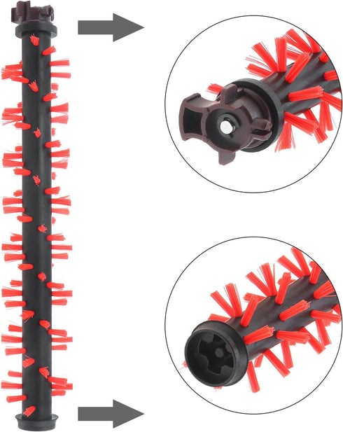 Area Rug Brush Roll 2Pcs, Vacuum Cleaner Replacement Part, Vacuum Cleaner Accessories Carpet Brush Roll Brush Fit for Bissell Crosswave 1866/1785...