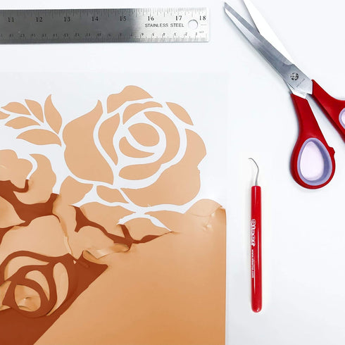 Siser EasyWeed Heat Transfer Vinyl 11.8" x 2FT Roll - Compatible with Siser Romeo/Juliet & Other Professional or Craft Cutters - Layerable - CPSIA...