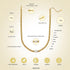 Womens 18K Real Gold Plated Dainty Necklace Choker With Mother-of-Pearl Shell, 6mm 316L Stainless Steel Diamond-Cut Curb Cuban Link Chain(6mm,16in...