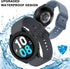 NINKI Compatible Waterproof Samsung Galaxy Watch 5 40MM Case with Screen Protector Black,Waterproof Dustproof Shockproof Protective Case for Galax...