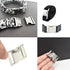 Bytiyar Buckle 6 pcs 3/4 inch(20mm) Quick Side Release Clips Metal Buckles for Straps Webbing Paracord Bracelet Dog Collar Backpack Belt,Silver...