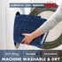 Bathroom Rugs Sets 2 Piece, Luxury Chenille Bath Mat Set, Soft Plush Anti-Slip Bath Rug + U-Shaped Toilet Mat. Microfiber Shaggy Carpet, Super Abs...
