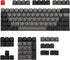 Happy Balls PBT Keycaps Side/Front Print Keycap Set OEM Profile Non-Backlit Thick Cherry MX Key Caps with Key Puller for 60%/87 TKL/104/108 MX Swi...