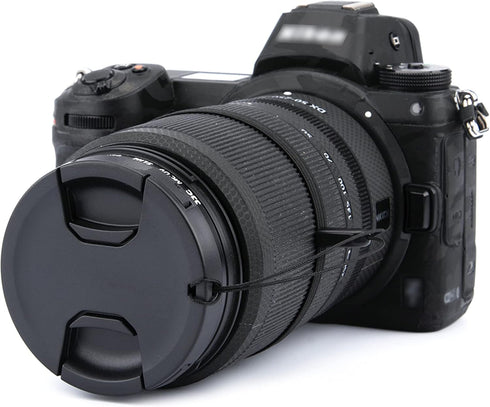 2-Pack 62mm Front Lens Cap Cover with Deluxe Cap Keeper for Nikon Z DX 50-250mm f4.5-6.3, Z 35mm f1.8 S, Sony E 10-18mm f4 OSS, Fuji Fujinon XF 23...