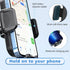 Pack-1 Car Cell Phone Holder, 360 Degrees Long Arm Dashboard Windshield Car Phone Holder, Universal Anti-Shake Smartphone Holder with Strong Sucti...