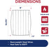 HIC Kitchen Wire Roasting Baking Broiling Rack, 10 3/8 inch x 8 inch, Silver...
