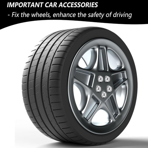 10PCS M12x1.5 Lug Nuts Set,Chrome-Plated Steel Wheel Locks Lug Nuts with Washer Replaces OEM#90084-94001,Lug Nut Lock Set Compatible with Toyota C...