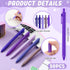 50 Pcs Retractable Ballpoint Pen Bulk Cute Pens 1.0mm Medium Point Colorful Ballpoint Pens for Office Home Back to School Gift Birthday Party Baby...