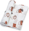 Swaddle Blanket | 100% Muslin Cotton | Gender Neutral Newborn and Baby Nursery Essentials for Girls and Boys, Registry | Cowboy Boot Print...
