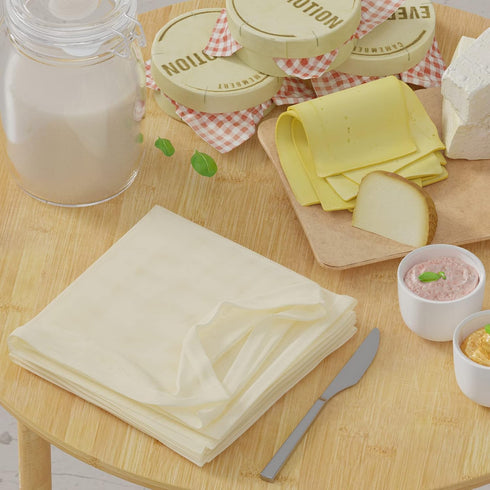 4 PCS Reusable Cheesecloth, Grade 100, 20x20 Inch Hemmed Organic Cheese Cloth for Straining Craft, 100% Cotton Unbleached Cloth Strainer for Cooki...