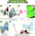 8 Pcs Diamond Art Kit for Adults, Butterfly Diamond Art Painting Garden Stakes, Small Art and Craft for Girls Women, Summer Garden Decor for Plant...
