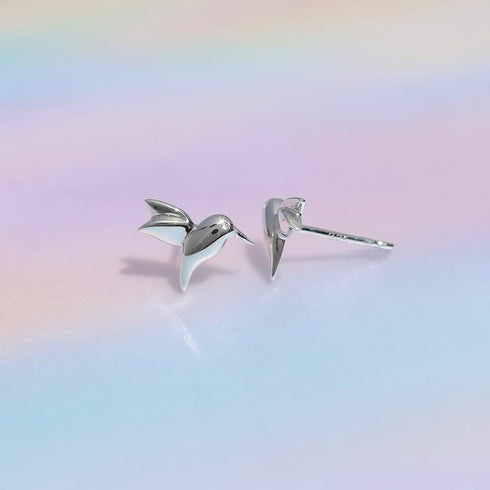 Boma Jewelry Sterling Silver Hummingbird Stud Earrings...