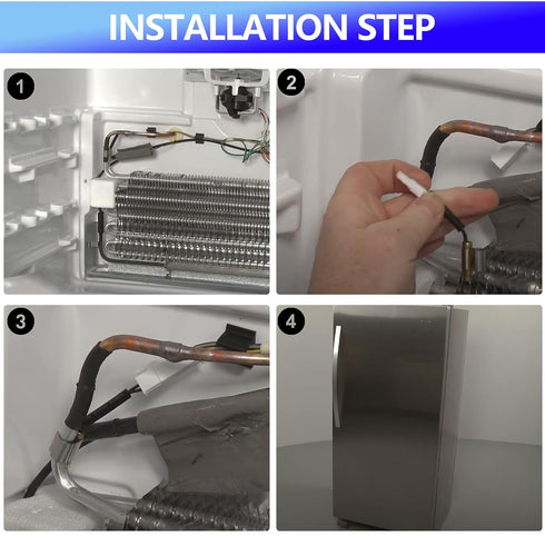 Sikawai W10383615 Refrigerator Thermistor with Clip Fit for Whirlpool Refrigerator Replaces WPW10383615VP 2118226 AP6020675 PS11753994