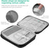 HCFGS Electronics Organizer Travel Case,Cord Organizer Travel,Tech Bag,Waterproof Electronics Organizer for Hard Drives, USB Cables,Flash Drive,Ph...