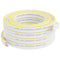 14AWG Speaker Wire 25 FT, 14/2 Gauge Audio Speaker Wire, for Car Speakers Stereo, Home Theater, Automotive Wire, White Jacket with Yellow Polarity...