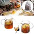 300 Pcs Tea Filter Bags, Disposable Tea Filter Bags for Loose Leaf Tea from Safe Natural Materials, Bring Tea Spoon,Empty Tea Bags Suitable for Lo...