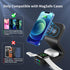 3 in 1 Magnetic Wireless Charger,15W Fast Mag-Safe Charging Station Stand for iPhone 13/13 Pro/13 Pro Max/13 Mini,12/12 Pro/12 Mini/11/X/XR, iWatc...