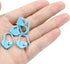 Litoexpe 200 Pcs Knitting Marker Blue, Heart Design Needle Clip Crochet Locking Stitch Markers for Art DIY Craft Project Crochet Work......