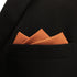 S&W SHLAX&WING Neckties for Men Wedding Tie and Cufflinks Orange Pumpkin Extra Long Matching Pocket Square...