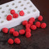 Fewo 32-Cavity 3D Raspberry Silicone Mold for Fondant Chocolate Candy Gum Paste Polymer Clay Resin Kitchen Baking Sugar Craft Cake Cupcake Decorat...
