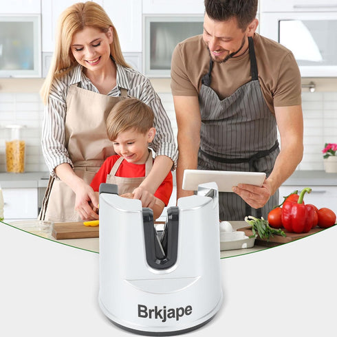 Easy-to-Use Kitchen Knife Sharpener for Kitchen Knives and Scissors - Keep Your Blades Sparkling!...