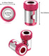 5 Pieces Magnetic Screw Ring Bit Magnetizer Ring Metal Magnetizer Screw, Removable for 1/4 Inch/ 6.35 mm Hex Screwdriver and Power Bits (Red)...