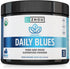 Zhou Nutrition USDA Organic Blue Spirulina Powder with KSM-66 Ashwagandha and Blueberry, Organic Superfood Powder, Antioxidants, Fiber, Mental Ene...
