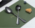 Black Teaspoons, Kyraton 6 Pieces 6.7" Stainless Steel Tea Spoons With Black Titanium Plating, Ice Cream Spoons, Dessert Spoon, Coffee Spoon,Golde...