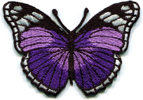 Butterfly insect boho hippie retro love peace embroidered applique iron-on patch new...