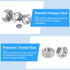 Hex Nuts Assortment Kit (M8-1.25 Hex Nuts with M8 Flat Washers & Split Lock Washers) 90Pcs, 304 Stainless Steel Hexagon Nut Hardware Kit...