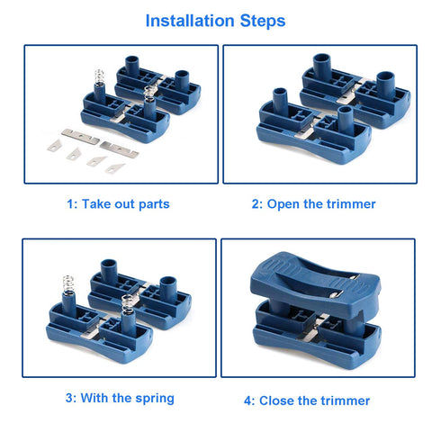 Edge Banding Trimmer, Veneer/Laminate Edge Trimmer Mini Plastic PVC Plywood Melamine Wood Edge Band Cutter, Manual Trimming Woodworking Tool...